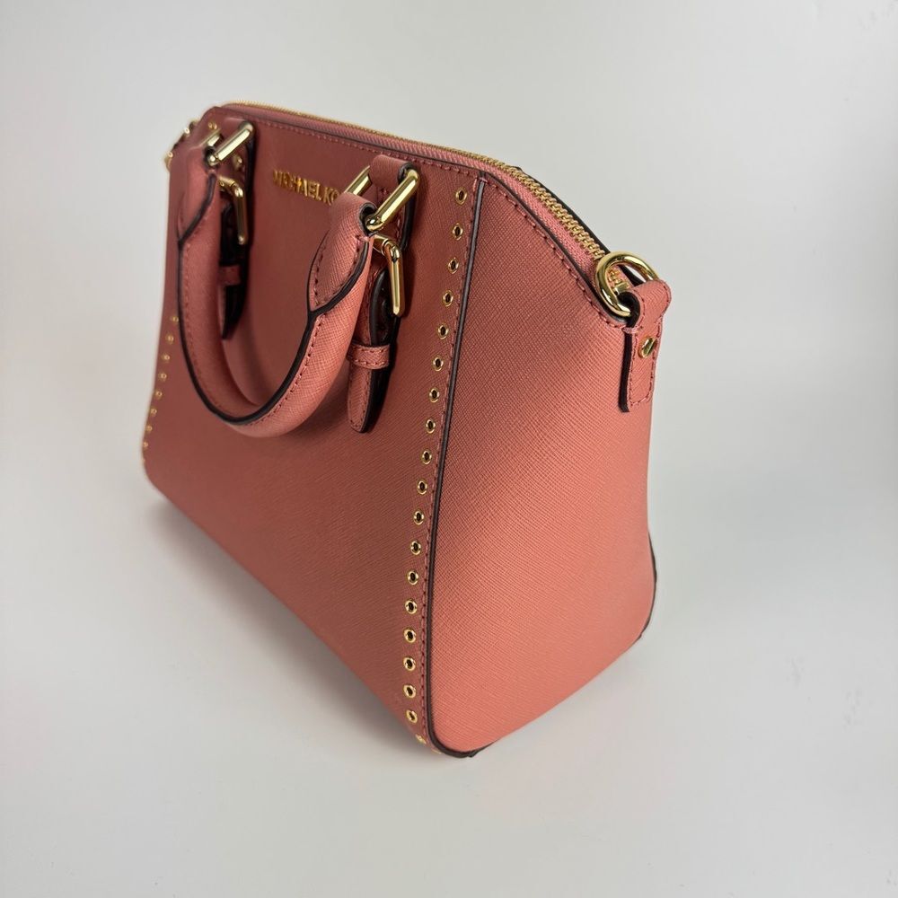Michael Kors Dusty Coral Pink Satchel Crossbody Bag - Picture 2 of 8